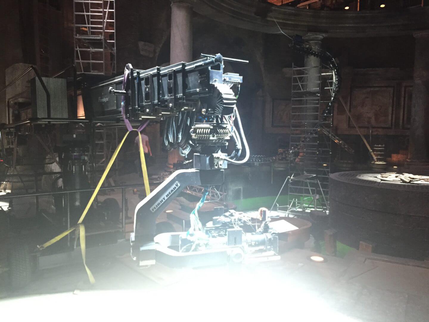 Bullet Time system on set at Zoolander 2 studio