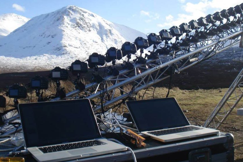 Bullet Time Software In use on a production film